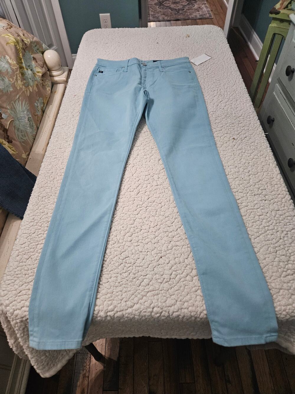 AG Jeans Blue Farrah Skinny Ankle Size 27